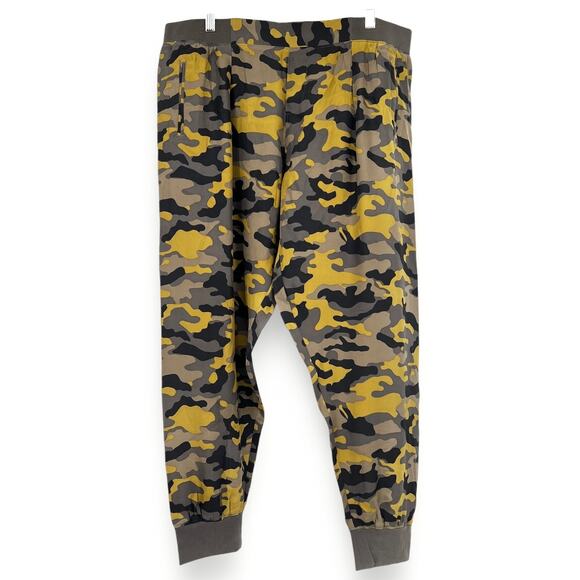 ATM Anthony Thomas Melillo Silk Camo Jogger High Waisted Pleated Pant Women’s XL - Picture 2 of 10